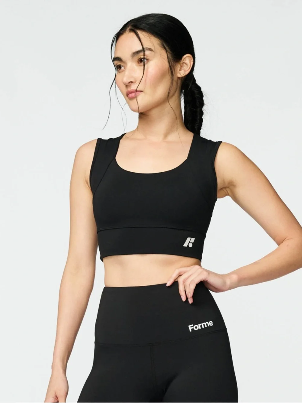 Forme Power Bra Black Obsidian Large - Picture 1 of 6